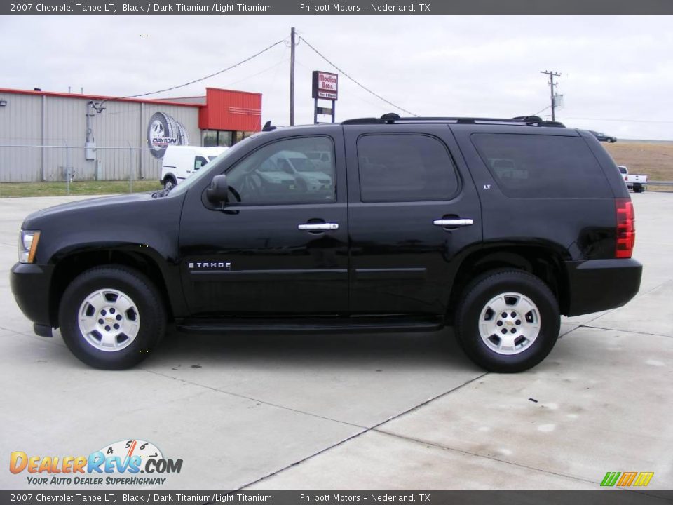 2007 Chevrolet Tahoe LT Black / Dark Titanium/Light Titanium Photo #6