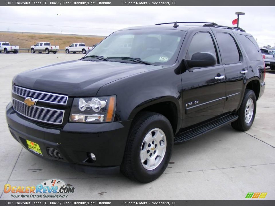 2007 Chevrolet Tahoe LT Black / Dark Titanium/Light Titanium Photo #7