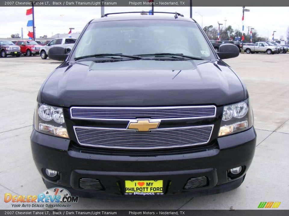 2007 Chevrolet Tahoe LT Black / Dark Titanium/Light Titanium Photo #8