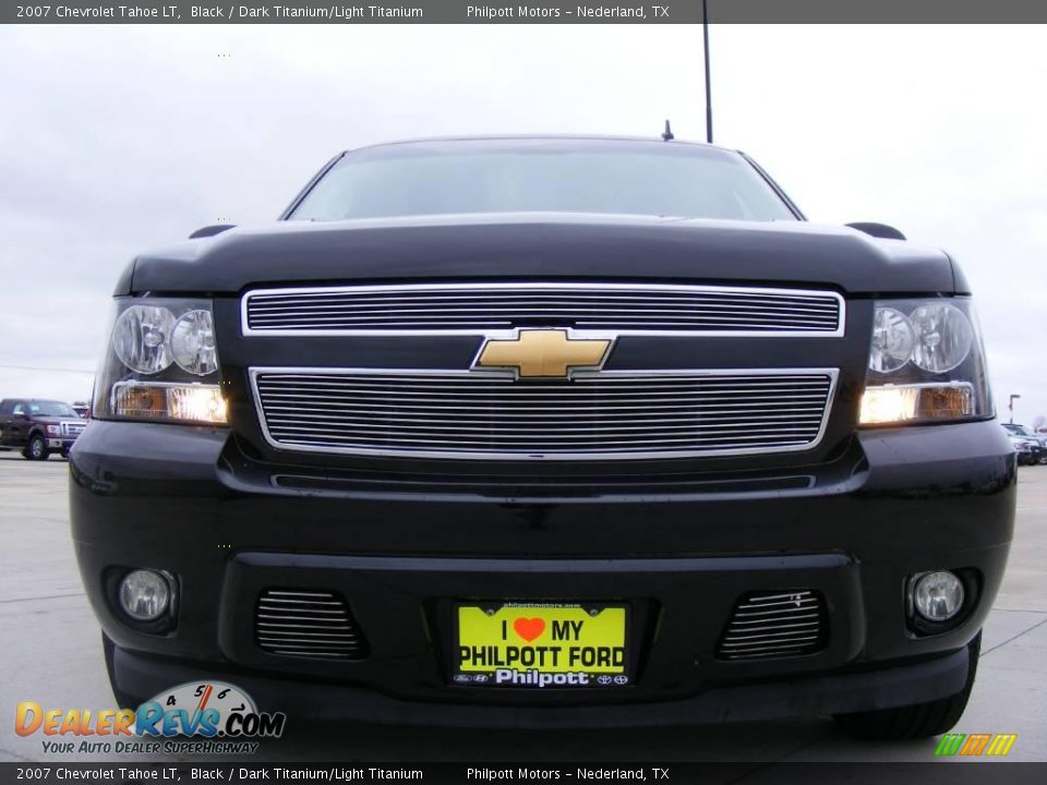2007 Chevrolet Tahoe LT Black / Dark Titanium/Light Titanium Photo #9