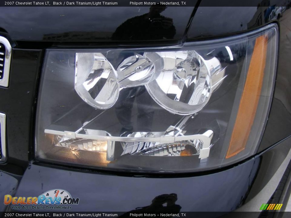 2007 Chevrolet Tahoe LT Black / Dark Titanium/Light Titanium Photo #10