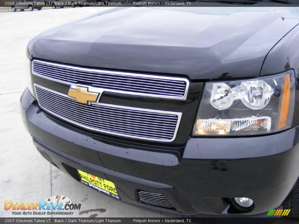 2007 Chevrolet Tahoe LT Black / Dark Titanium/Light Titanium Photo #12