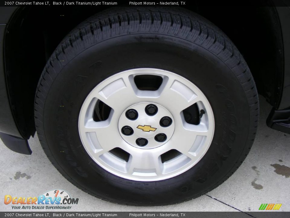 2007 Chevrolet Tahoe LT Black / Dark Titanium/Light Titanium Photo #14