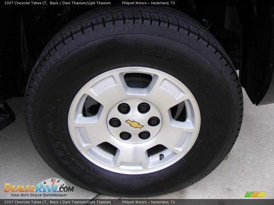 2007 Chevrolet Tahoe LT Black / Dark Titanium/Light Titanium Photo #15