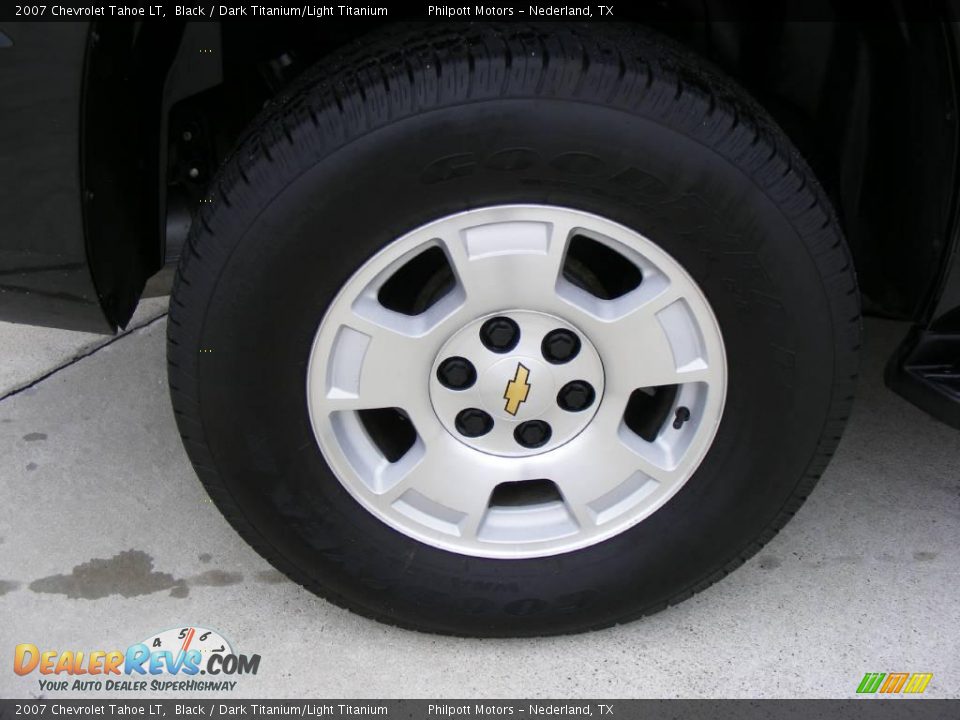 2007 Chevrolet Tahoe LT Black / Dark Titanium/Light Titanium Photo #16