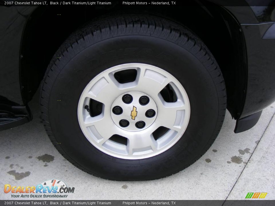 2007 Chevrolet Tahoe LT Black / Dark Titanium/Light Titanium Photo #17