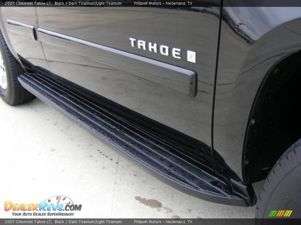 2007 Chevrolet Tahoe LT Black / Dark Titanium/Light Titanium Photo #18