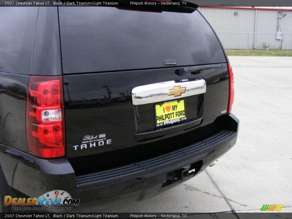 2007 Chevrolet Tahoe LT Black / Dark Titanium/Light Titanium Photo #22