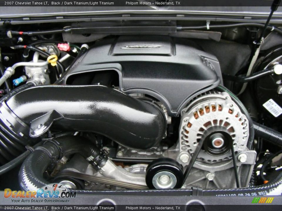 2007 Chevrolet Tahoe LT Black / Dark Titanium/Light Titanium Photo #26