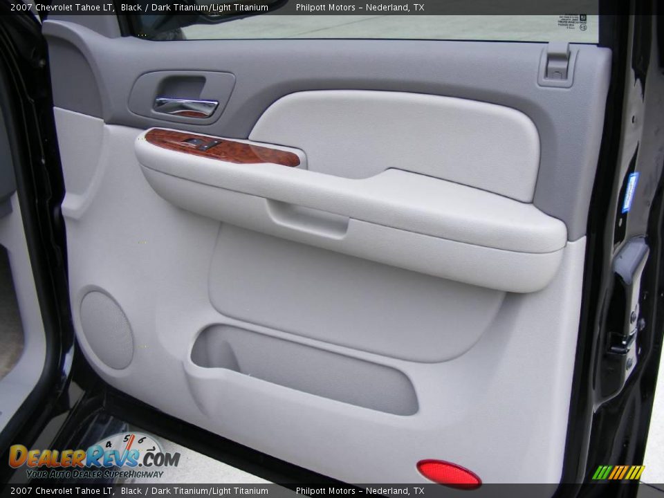 2007 Chevrolet Tahoe LT Black / Dark Titanium/Light Titanium Photo #27