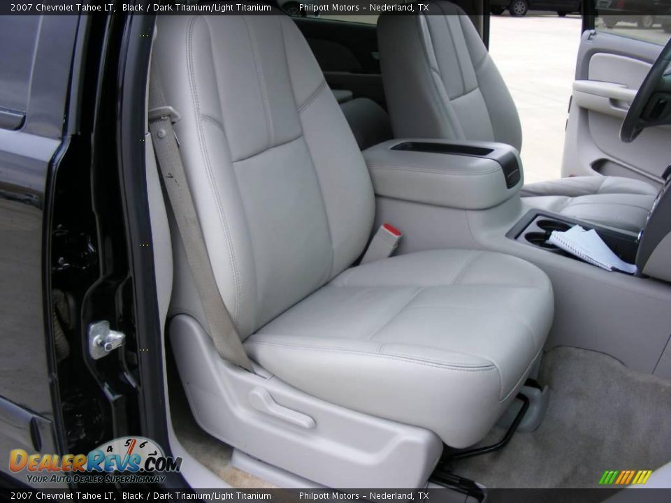 2007 Chevrolet Tahoe LT Black / Dark Titanium/Light Titanium Photo #30