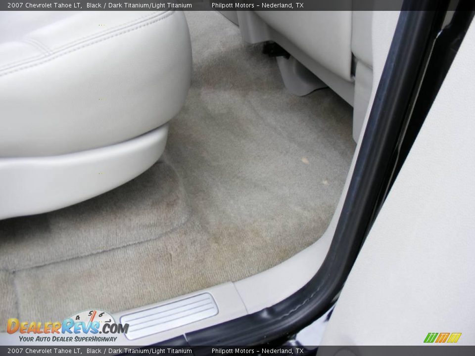 2007 Chevrolet Tahoe LT Black / Dark Titanium/Light Titanium Photo #33