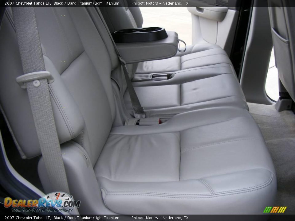 2007 Chevrolet Tahoe LT Black / Dark Titanium/Light Titanium Photo #34