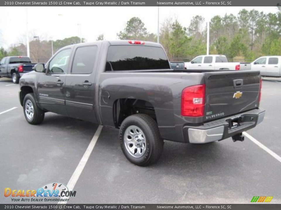 2010 Chevrolet Silverado 1500 LS Crew Cab Taupe Gray Metallic / Dark Titanium Photo #2