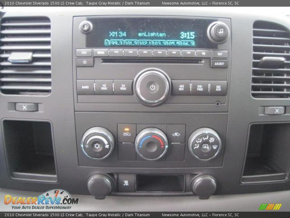 2010 Chevrolet Silverado 1500 LS Crew Cab Taupe Gray Metallic / Dark Titanium Photo #6