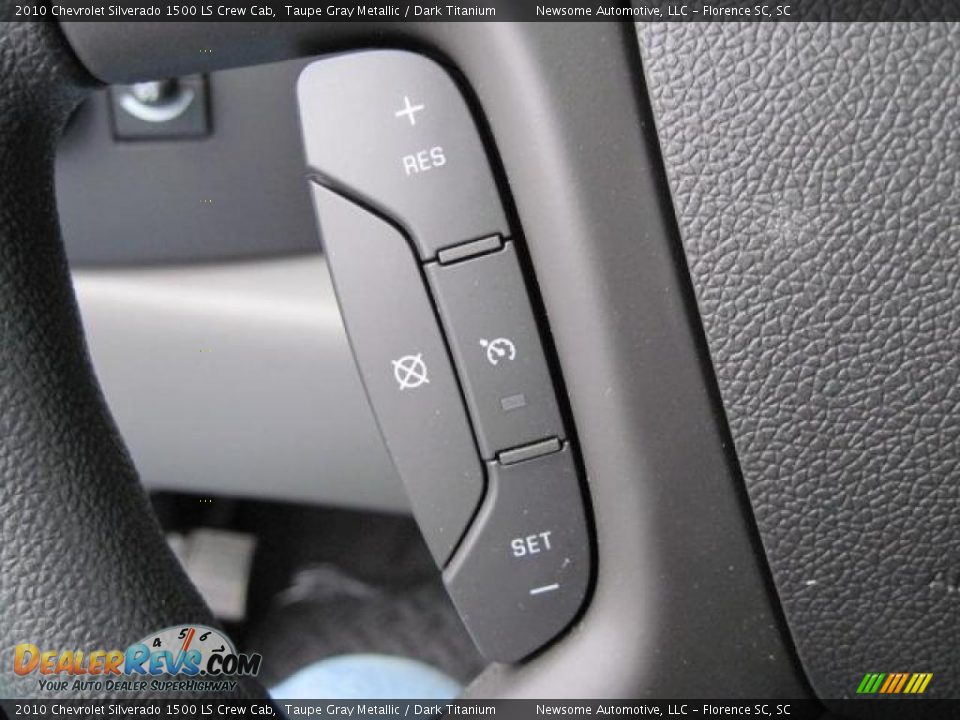 2010 Chevrolet Silverado 1500 LS Crew Cab Taupe Gray Metallic / Dark Titanium Photo #7