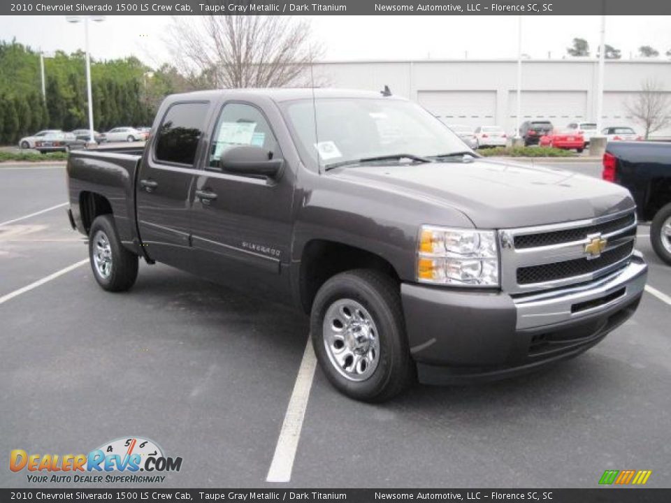 2010 Chevrolet Silverado 1500 LS Crew Cab Taupe Gray Metallic / Dark Titanium Photo #10