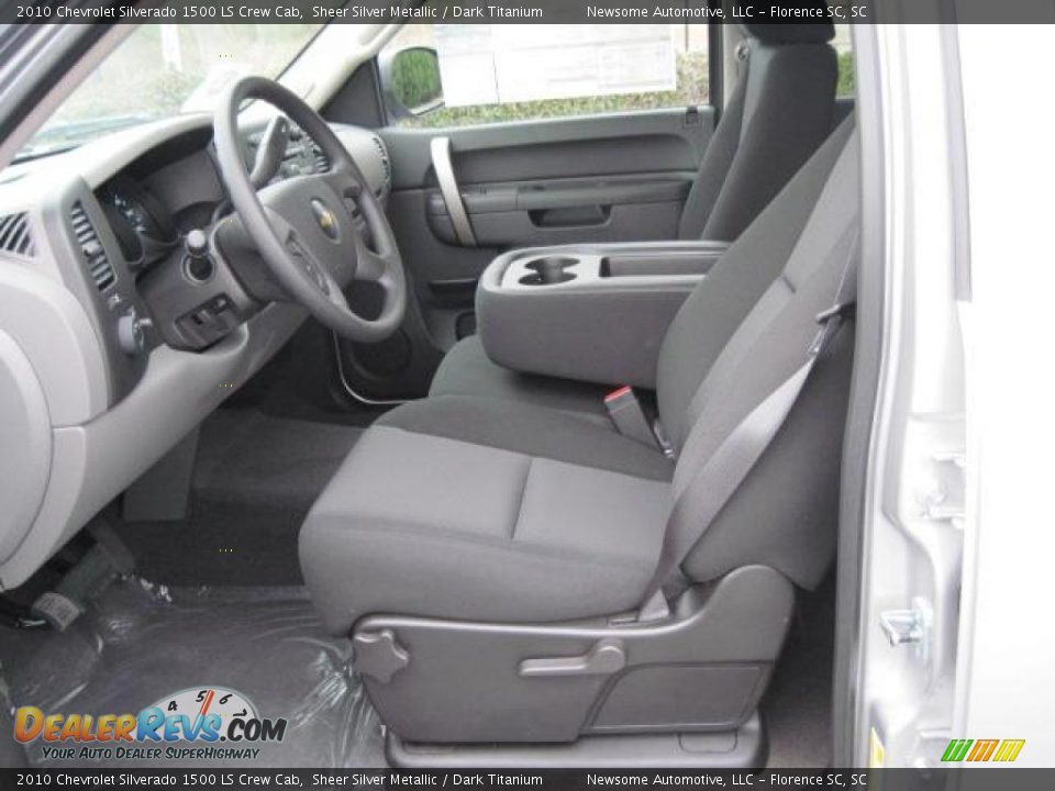 2010 Chevrolet Silverado 1500 LS Crew Cab Sheer Silver Metallic / Dark Titanium Photo #3