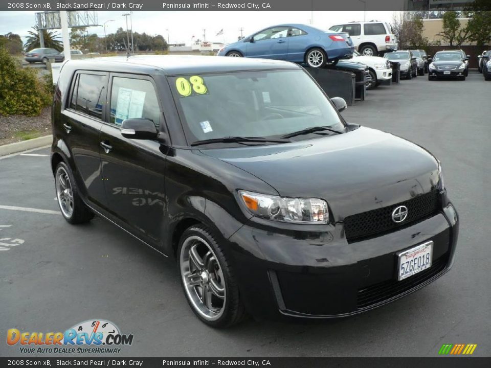2008 Scion xB Black Sand Pearl / Dark Gray Photo #1