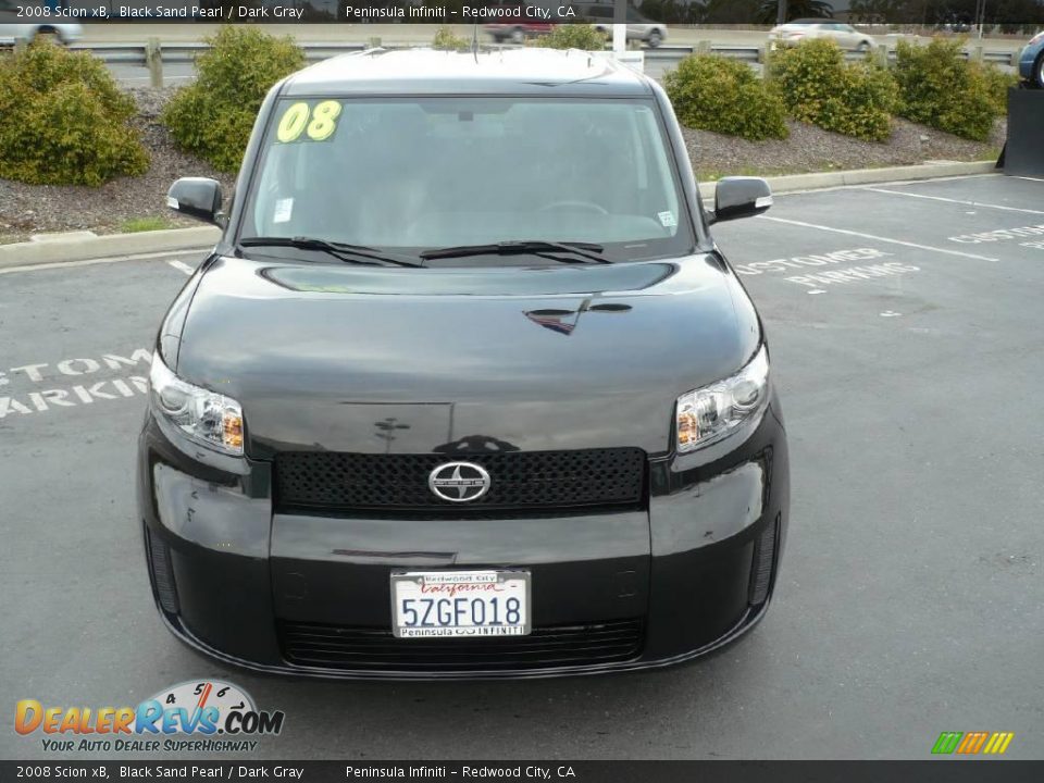2008 Scion xB Black Sand Pearl / Dark Gray Photo #2