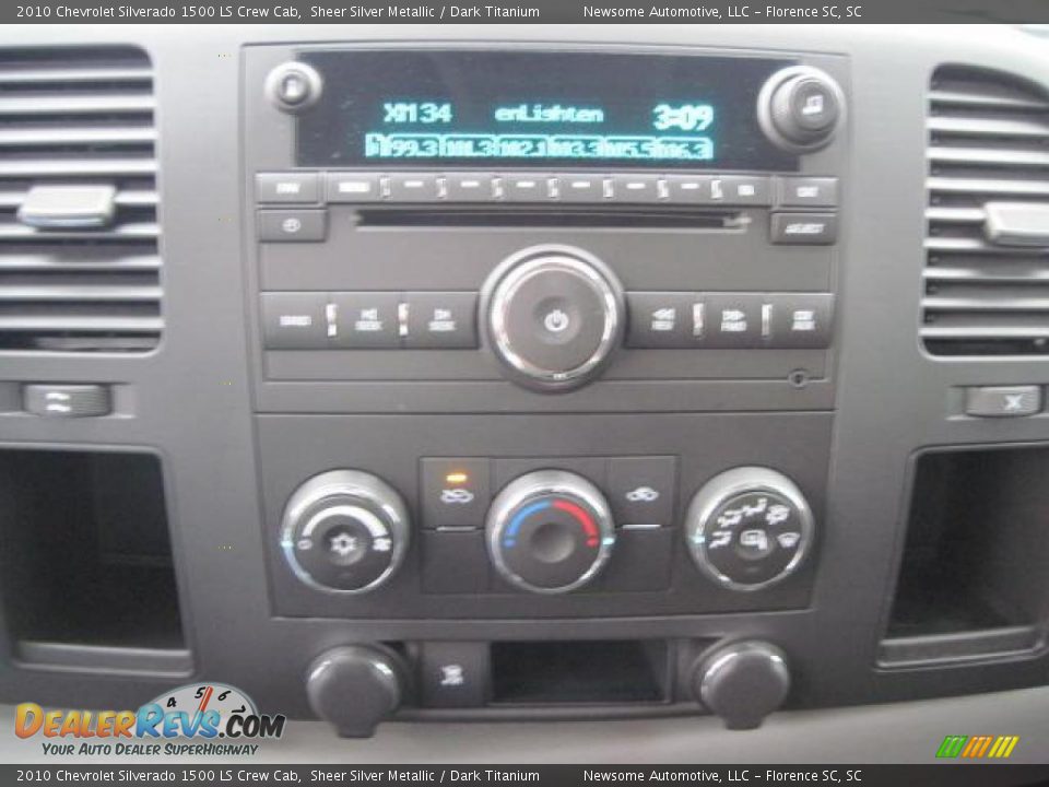 2010 Chevrolet Silverado 1500 LS Crew Cab Sheer Silver Metallic / Dark Titanium Photo #14