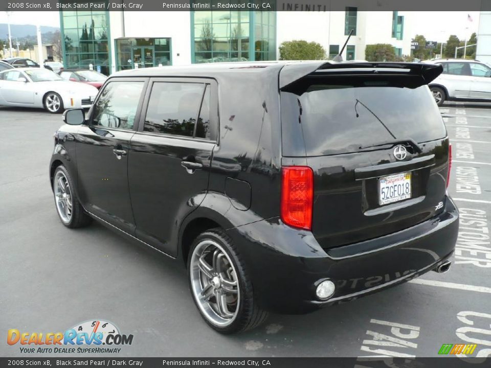 2008 Scion xB Black Sand Pearl / Dark Gray Photo #4