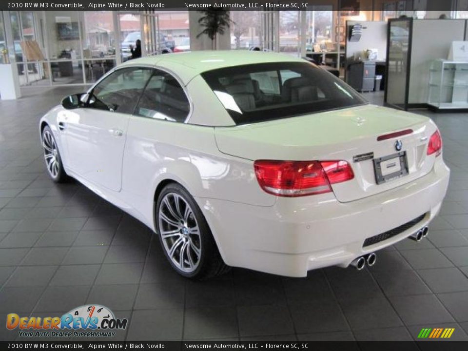 2010 BMW M3 Convertible Alpine White / Black Novillo Photo #2