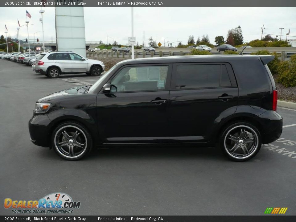 2008 Scion xB Black Sand Pearl / Dark Gray Photo #8