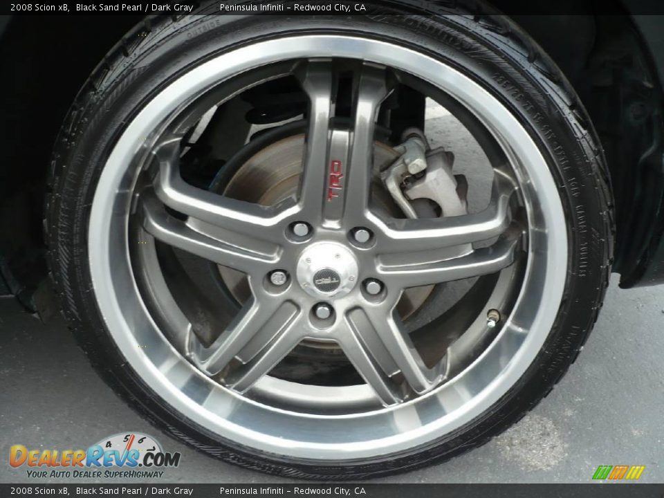 2008 Scion xB Black Sand Pearl / Dark Gray Photo #11