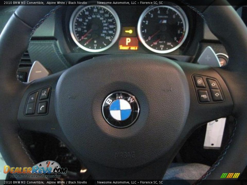 2010 BMW M3 Convertible Alpine White / Black Novillo Photo #7