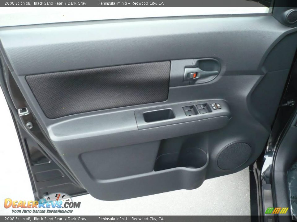 2008 Scion xB Black Sand Pearl / Dark Gray Photo #13