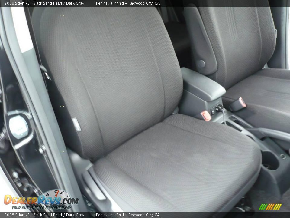 2008 Scion xB Black Sand Pearl / Dark Gray Photo #15