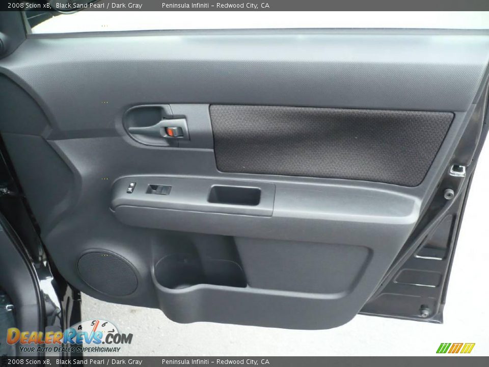 2008 Scion xB Black Sand Pearl / Dark Gray Photo #16