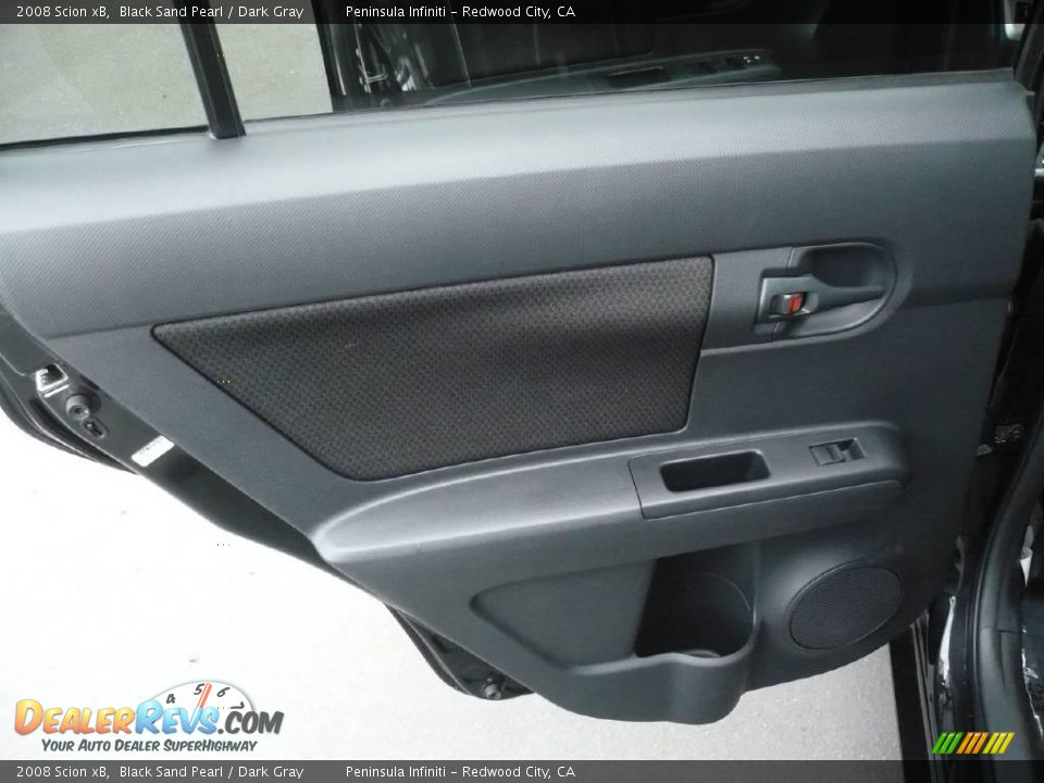 2008 Scion xB Black Sand Pearl / Dark Gray Photo #17
