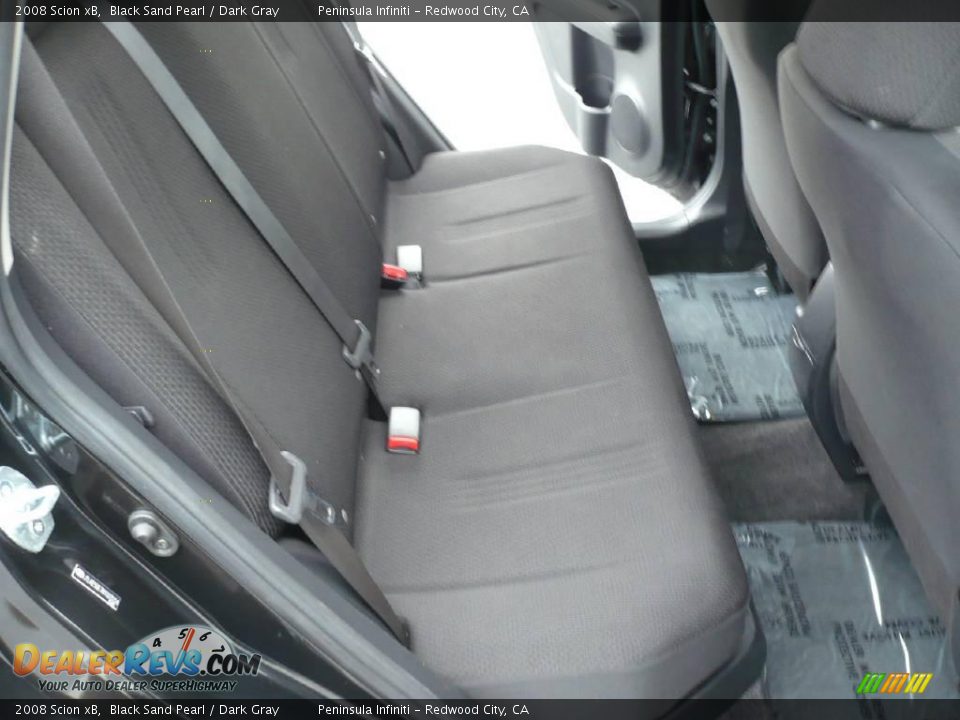 2008 Scion xB Black Sand Pearl / Dark Gray Photo #18