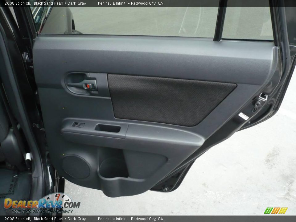 2008 Scion xB Black Sand Pearl / Dark Gray Photo #19