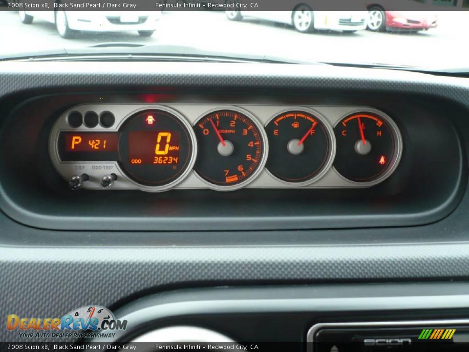2008 Scion xB Black Sand Pearl / Dark Gray Photo #21