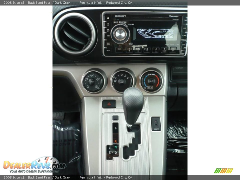 2008 Scion xB Black Sand Pearl / Dark Gray Photo #23