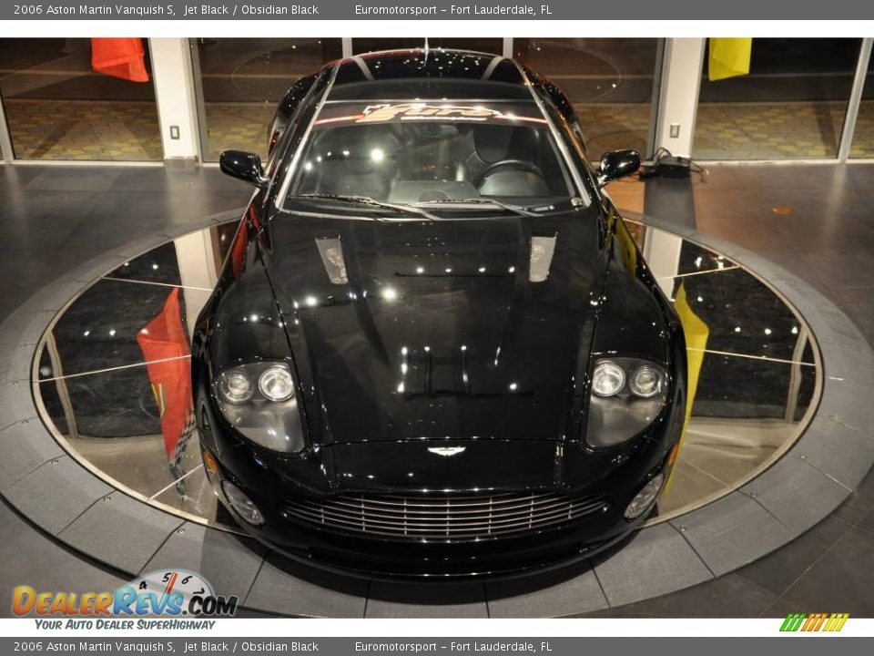 2006 Aston Martin Vanquish S Jet Black / Obsidian Black Photo #2