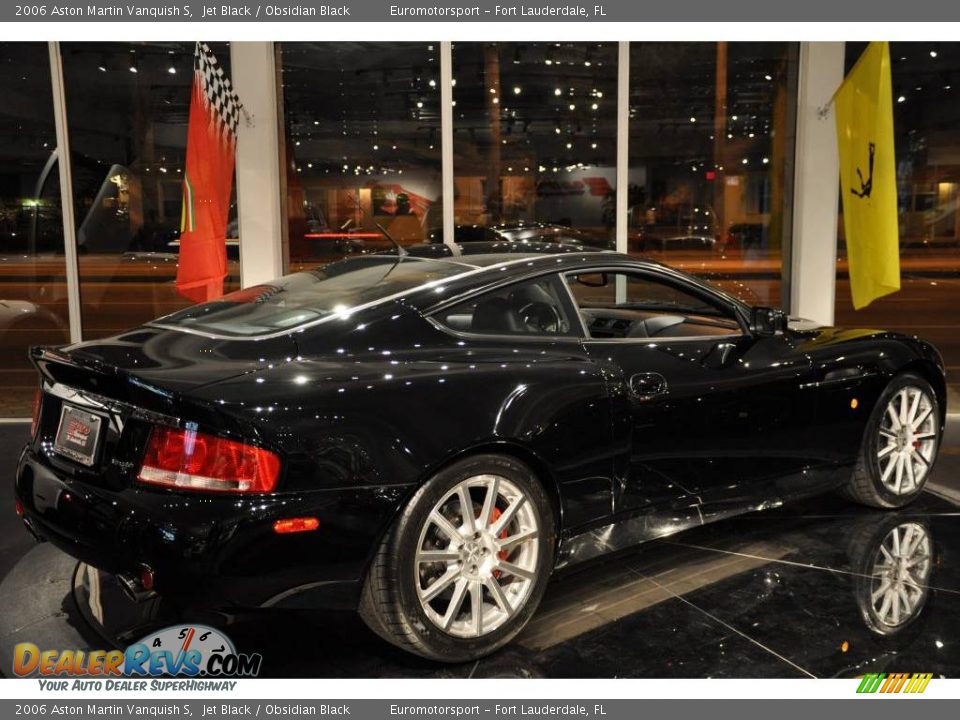 2006 Aston Martin Vanquish S Jet Black / Obsidian Black Photo #5