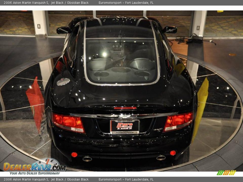 2006 Aston Martin Vanquish S Jet Black / Obsidian Black Photo #6