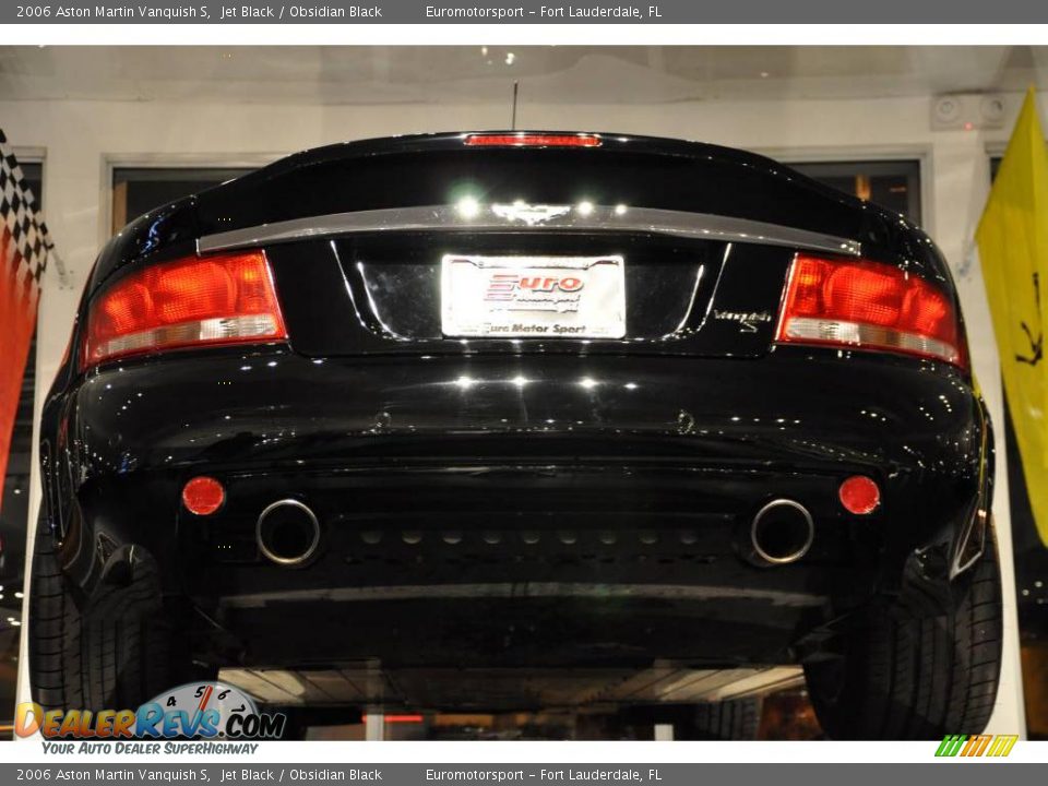 2006 Aston Martin Vanquish S Jet Black / Obsidian Black Photo #10
