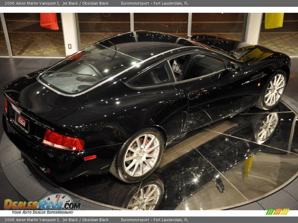 2006 Aston Martin Vanquish S Jet Black / Obsidian Black Photo #15