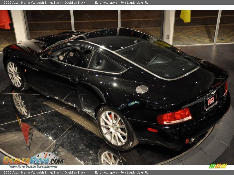 2006 Aston Martin Vanquish S Jet Black / Obsidian Black Photo #16