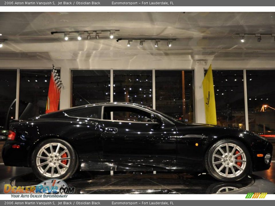2006 Aston Martin Vanquish S Jet Black / Obsidian Black Photo #18
