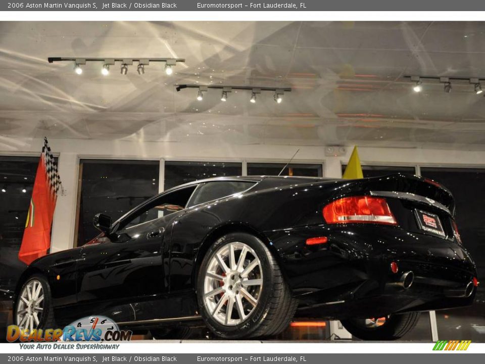 2006 Aston Martin Vanquish S Jet Black / Obsidian Black Photo #19