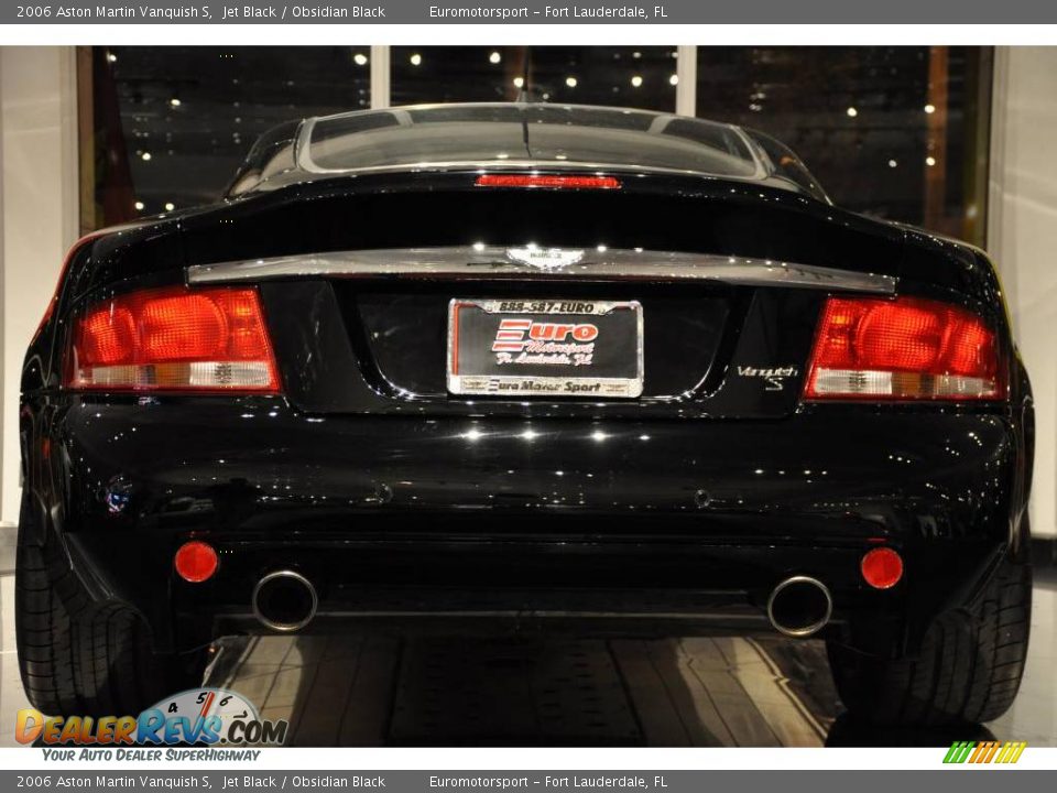 2006 Aston Martin Vanquish S Jet Black / Obsidian Black Photo #20