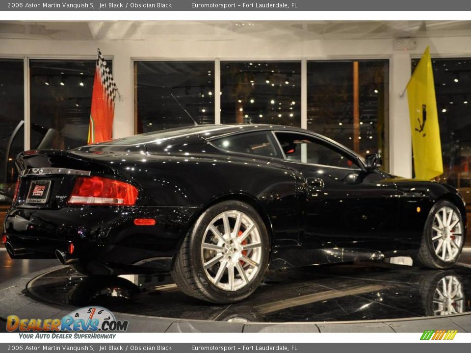 2006 Aston Martin Vanquish S Jet Black / Obsidian Black Photo #21