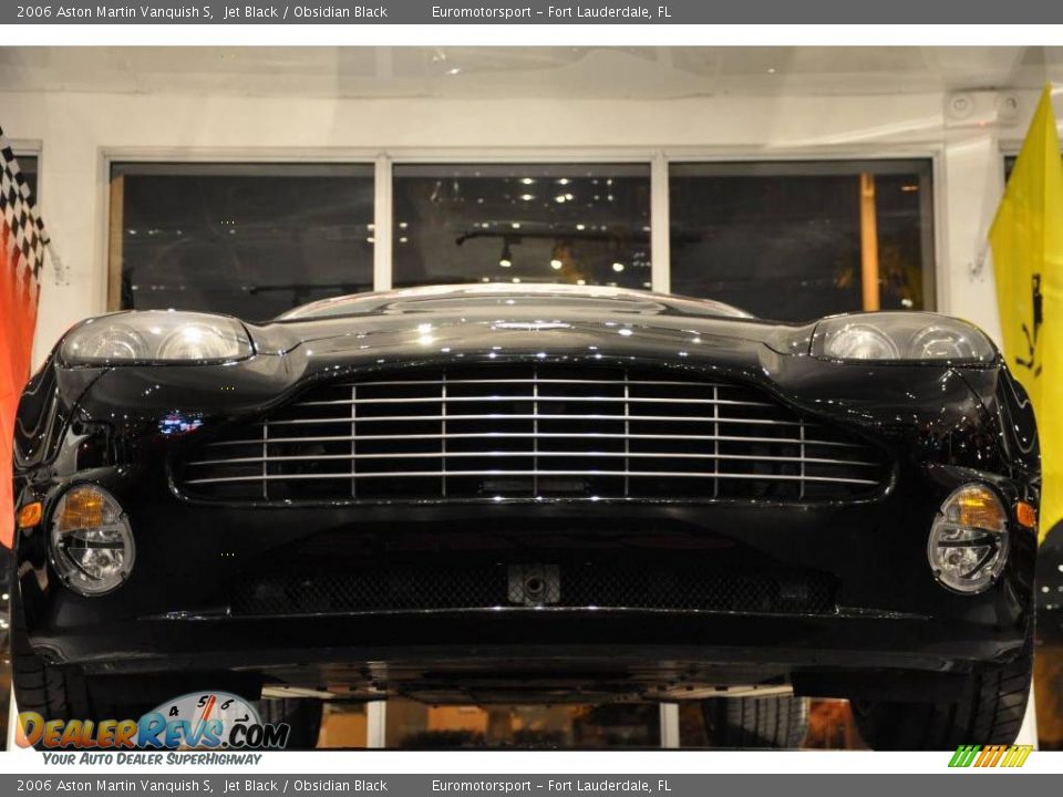 2006 Aston Martin Vanquish S Jet Black / Obsidian Black Photo #22