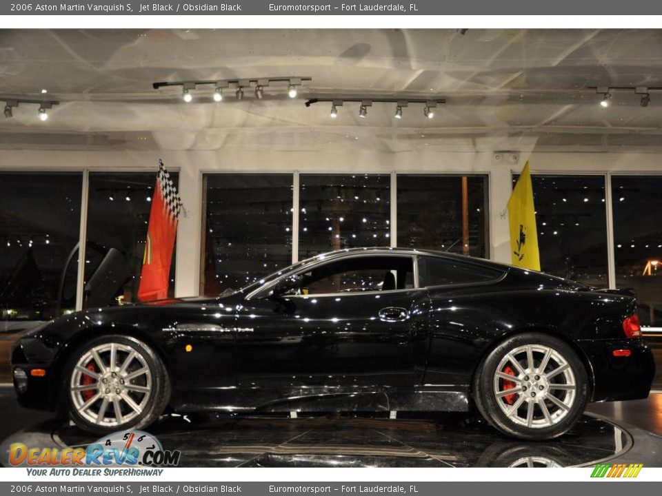 2006 Aston Martin Vanquish S Jet Black / Obsidian Black Photo #29